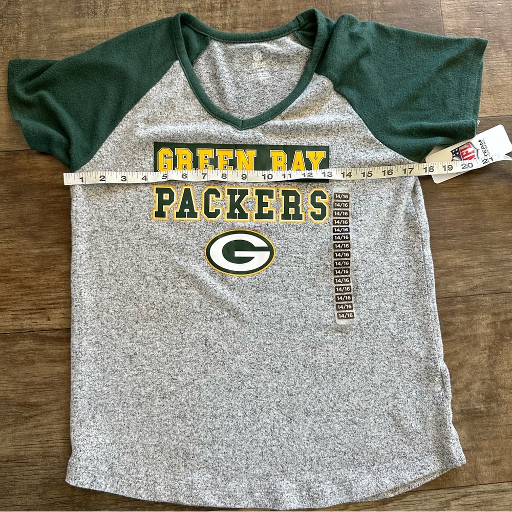 New NFL knit Green Bay Packers tee - Picture 5 of 7